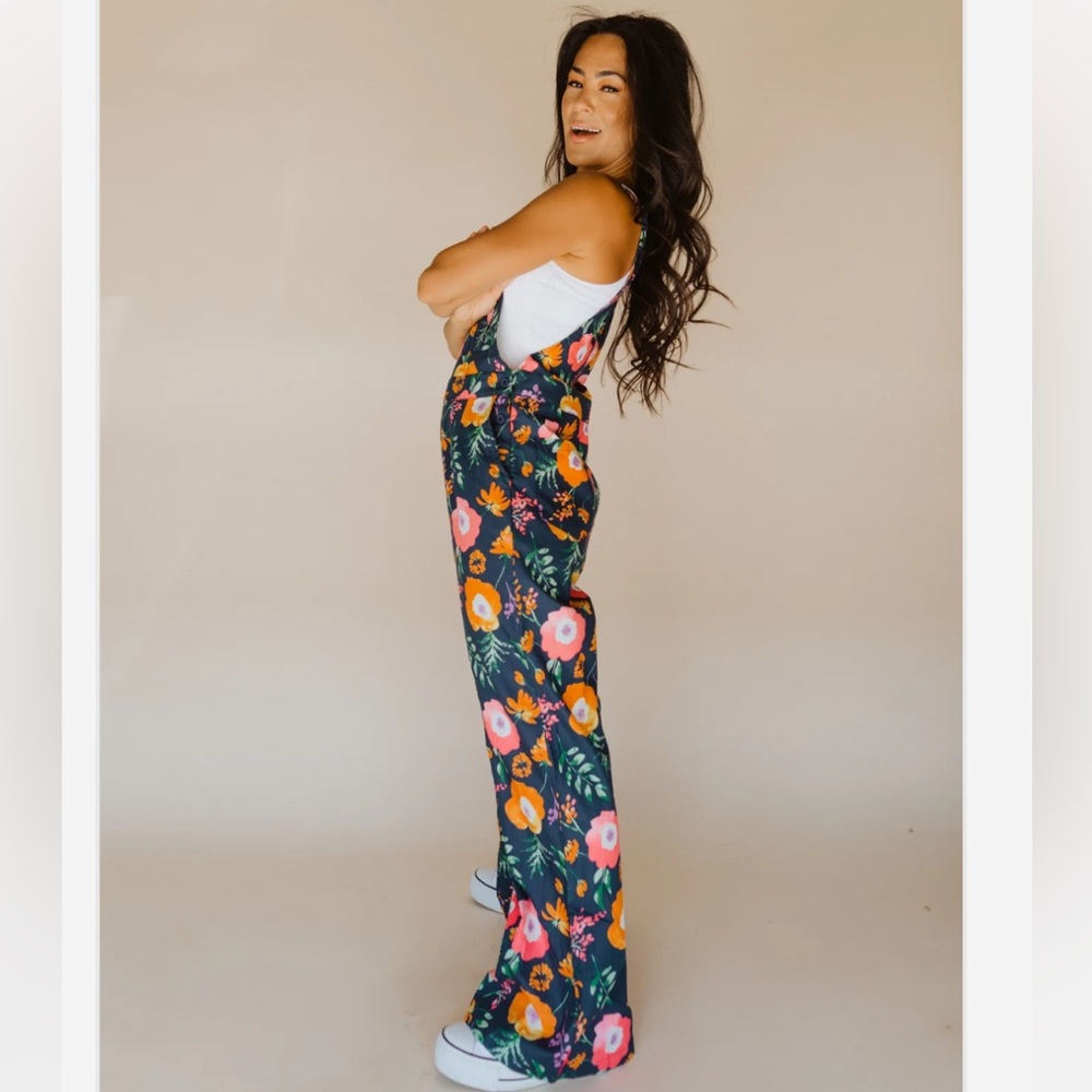 NWOT Madewell Floral Jumpsuit